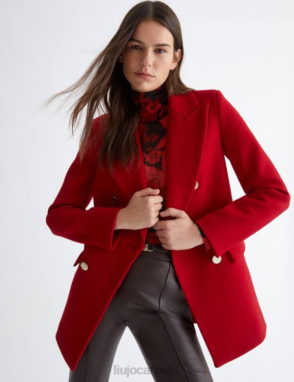 Clothing Liu Jo Double-Breasted Pea Coat Women F606349