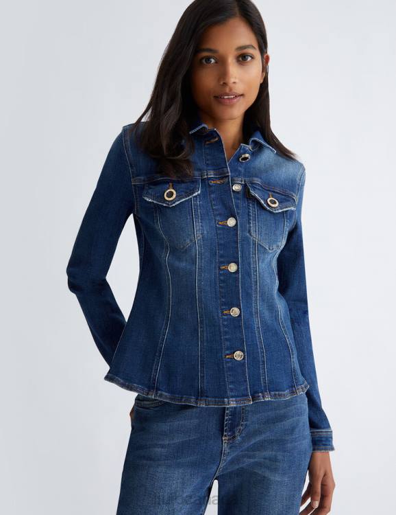 Clothing Liu Jo Eco-Friendly Denim Jacket Women F6061161