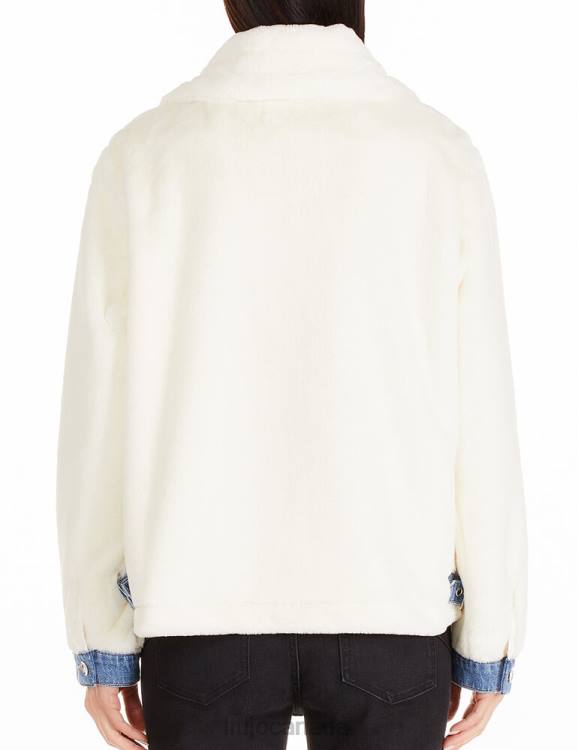 Clothing Liu Jo Faux Fur And Denim Jacket Women F6062837