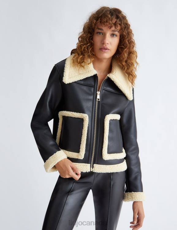 Clothing Liu Jo Faux Leather Jacket Women F606255