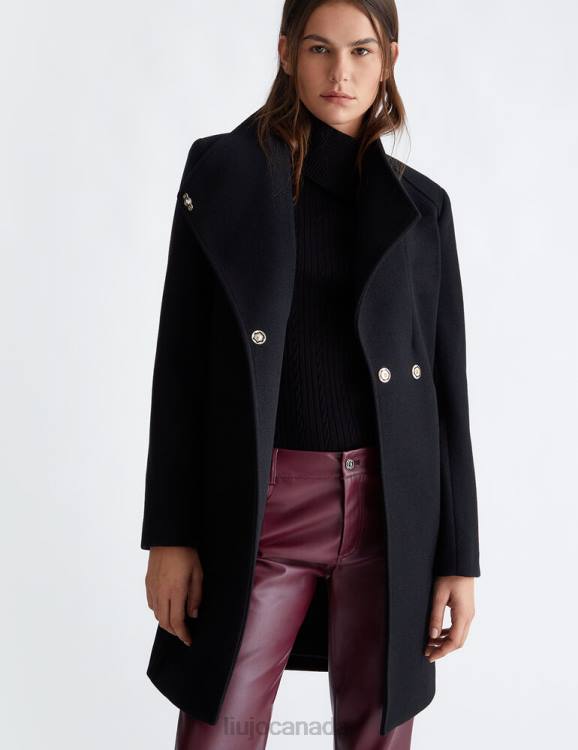 Clothing Liu Jo Felt Coat Women F606655
