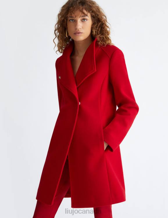 Clothing Liu Jo Felt Coat Women F606830