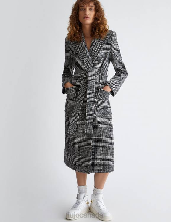 Clothing Liu Jo Glen Plaid Coat Women F606730