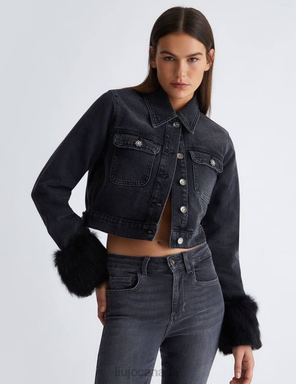 Clothing Liu Jo Jean Jacket With Faux Fur Women F606400