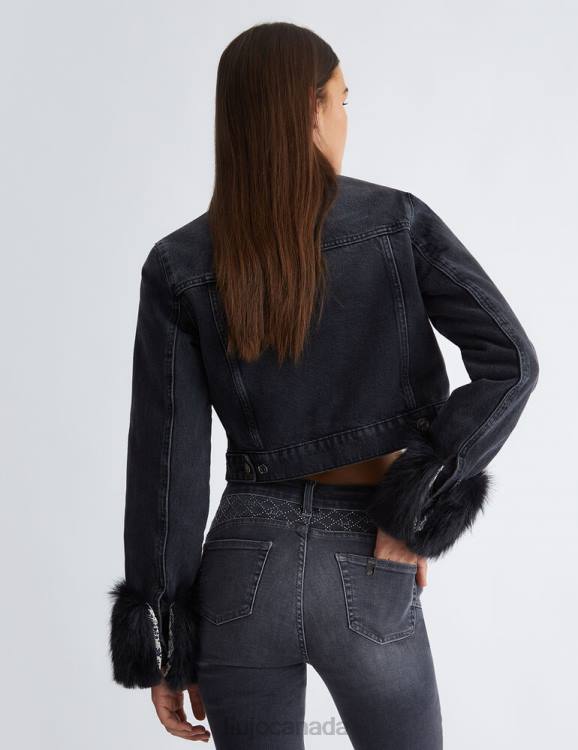 Clothing Liu Jo Jean Jacket With Faux Fur Women F606400
