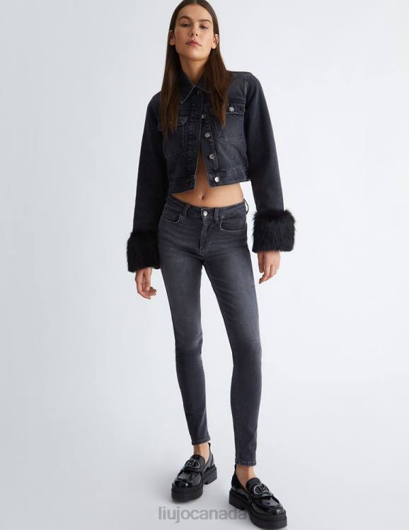 Clothing Liu Jo Jean Jacket With Faux Fur Women F606400