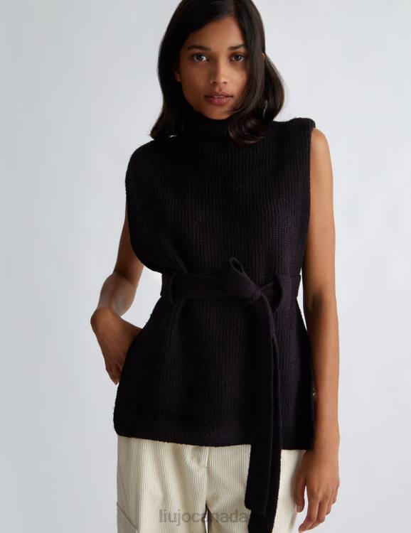 Clothing Liu Jo Knit Vest With Belt Women F6062378