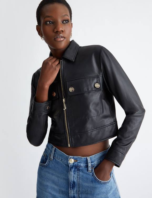 Clothing Liu Jo Leather Jacket Women F606938