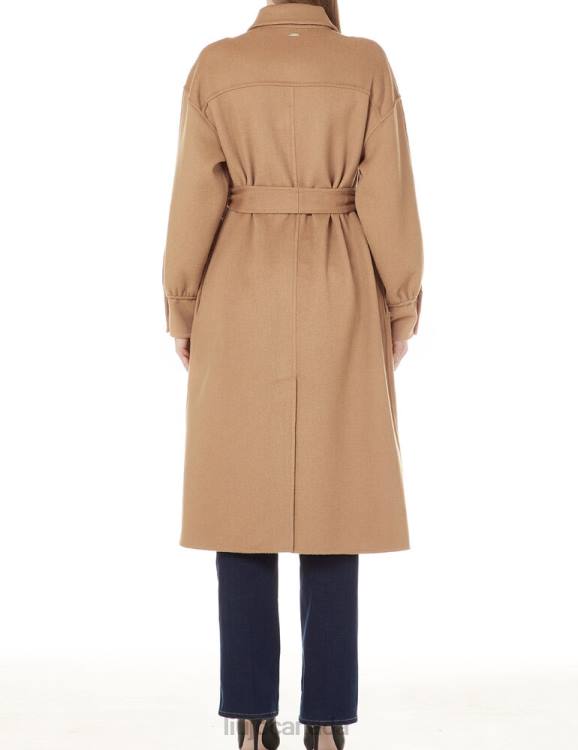 Clothing Liu Jo Long Coat In Wool Blend Women F6062530