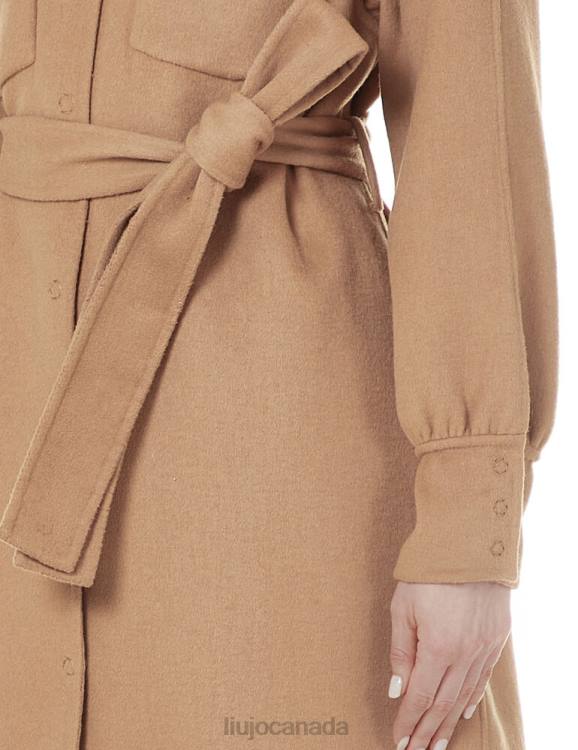 Clothing Liu Jo Long Coat In Wool Blend Women F6062530