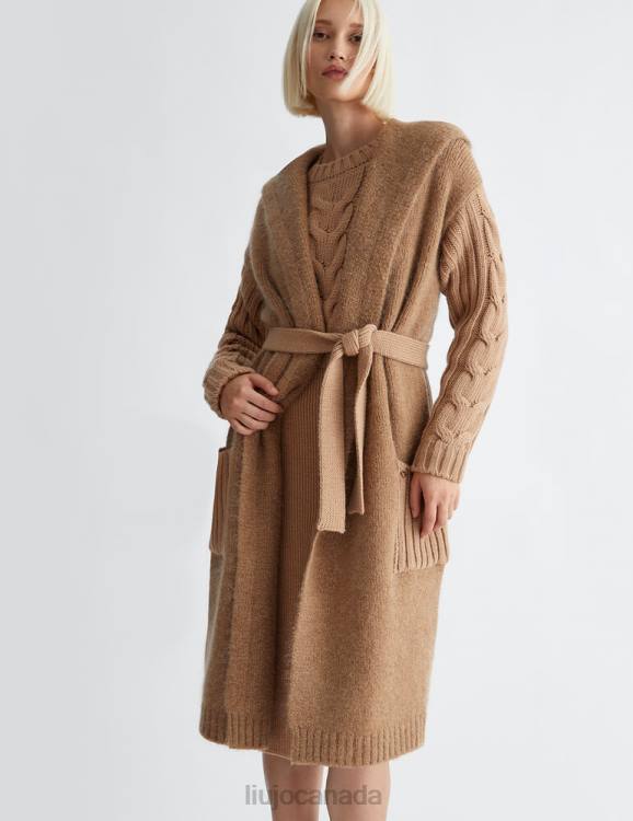 Clothing Liu Jo Long Knit Coat Women F60662