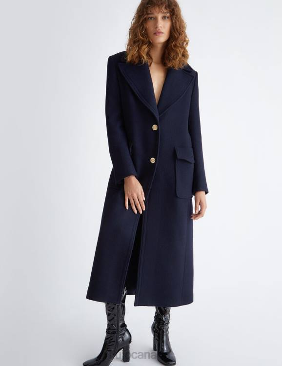 Clothing Liu Jo Long Wool Blend Coat Women F60636