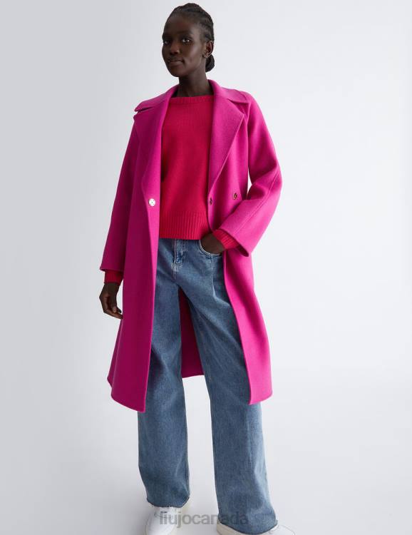 Clothing Liu Jo Long Wool Blend Coat Women F606483