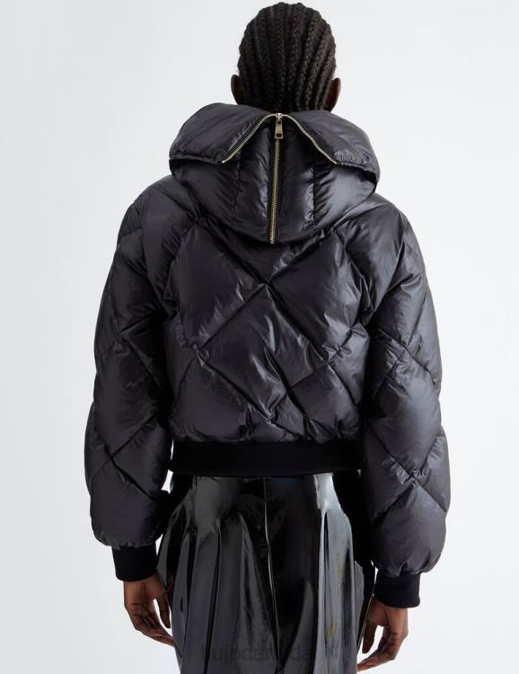 Clothing Liu Jo Short Black Down Jacket With Zip Women F6061