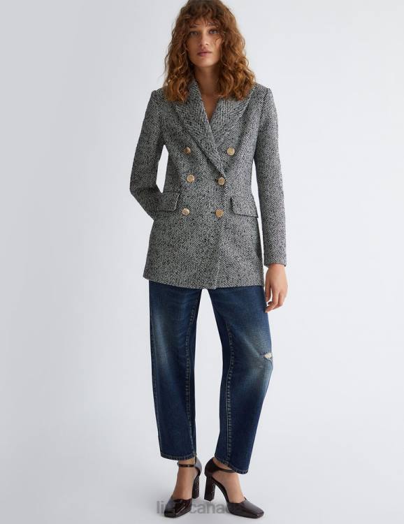 Clothing Liu Jo Short Double-Breasted Coat Women F606295