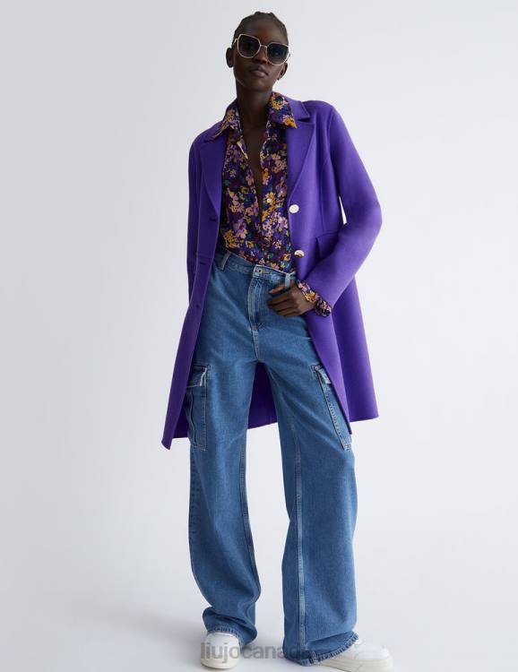 Clothing Liu Jo Short Wool-Blend Coat Women F606478