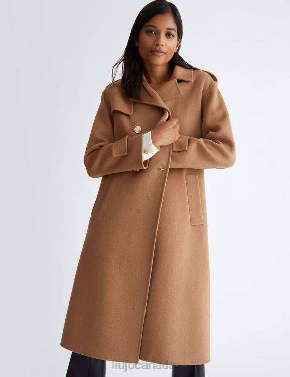 Clothing Liu Jo Wool Blend Trench Coat Women F6061246