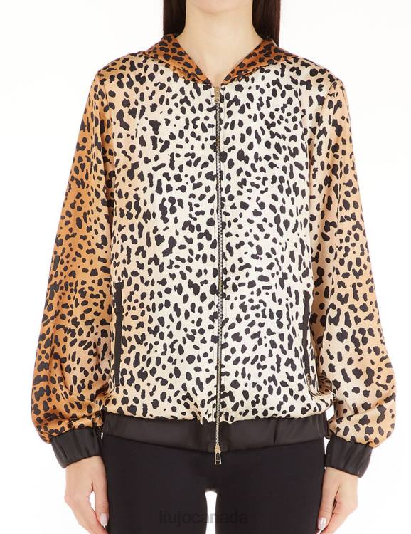 Clothing Liu Jo Animal-Print Hooded Blouse Women F6062605