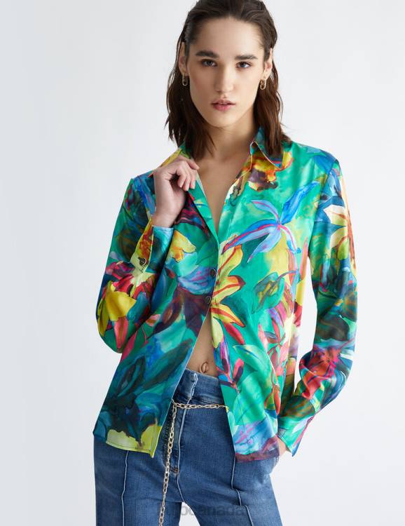 Clothing Liu Jo Better Floral Shirt Women F606866