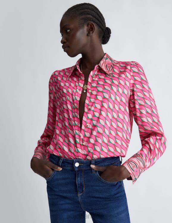 Clothing Liu Jo Better Shirt With Print Women F606343