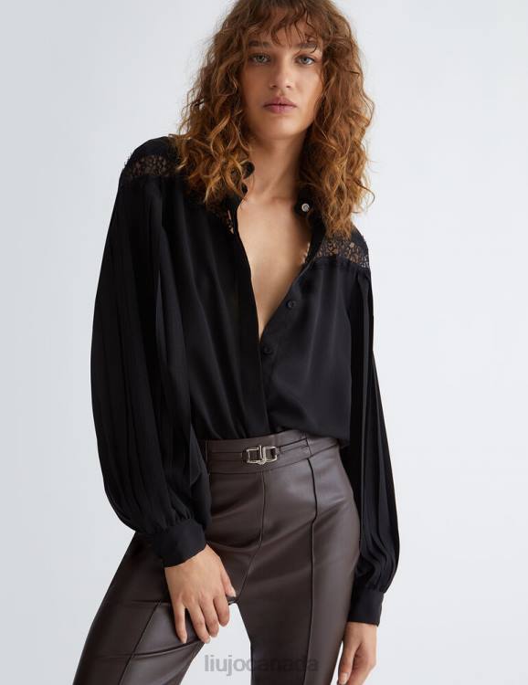 Clothing Liu Jo Crepe De Chine Shirt Women F606163