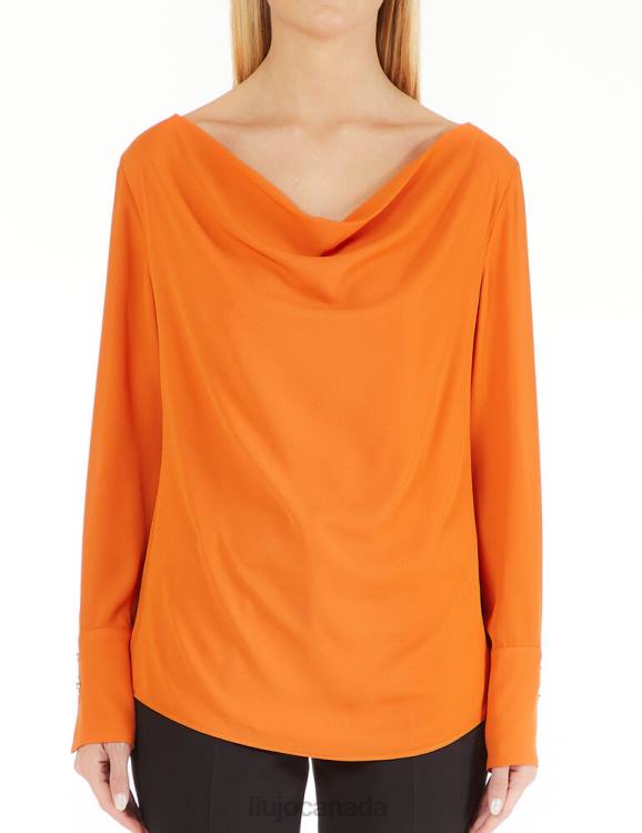 Clothing Liu Jo Eco-Friendly Georgette Blouse Women F6062617