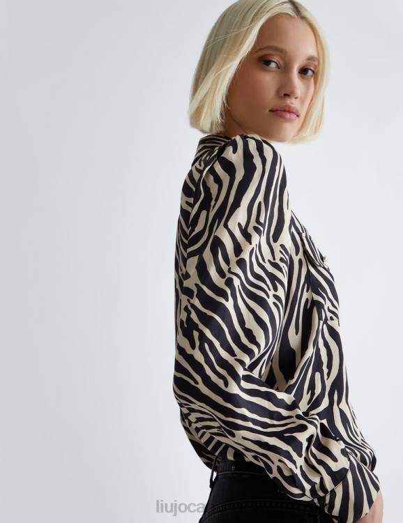 Clothing Liu Jo Eco-Friendly Zebra Print Shirt Women F606164