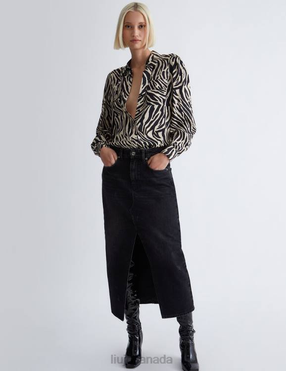 Clothing Liu Jo Eco-Friendly Zebra Print Shirt Women F606164
