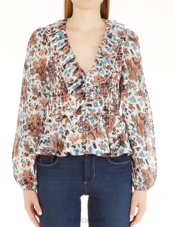 Clothing Liu Jo Floral Georgette Blouse Women F6062635