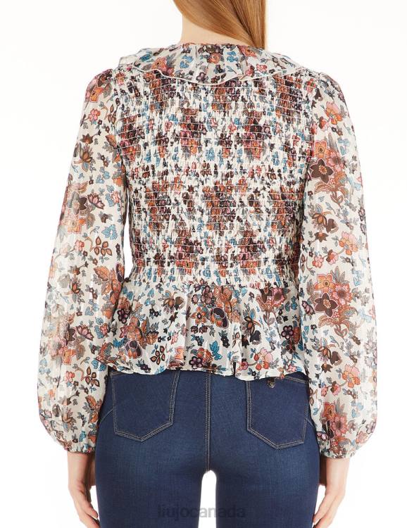 Clothing Liu Jo Floral Georgette Blouse Women F6062635