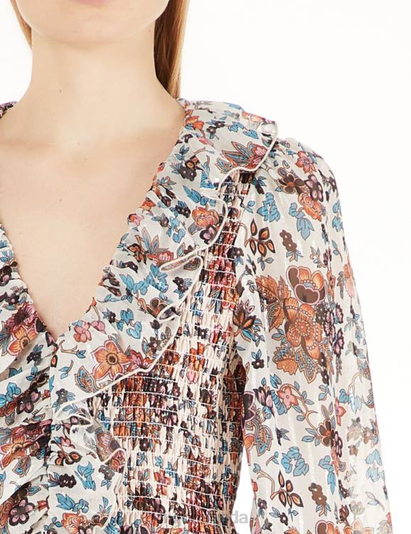 Clothing Liu Jo Floral Georgette Blouse Women F6062635