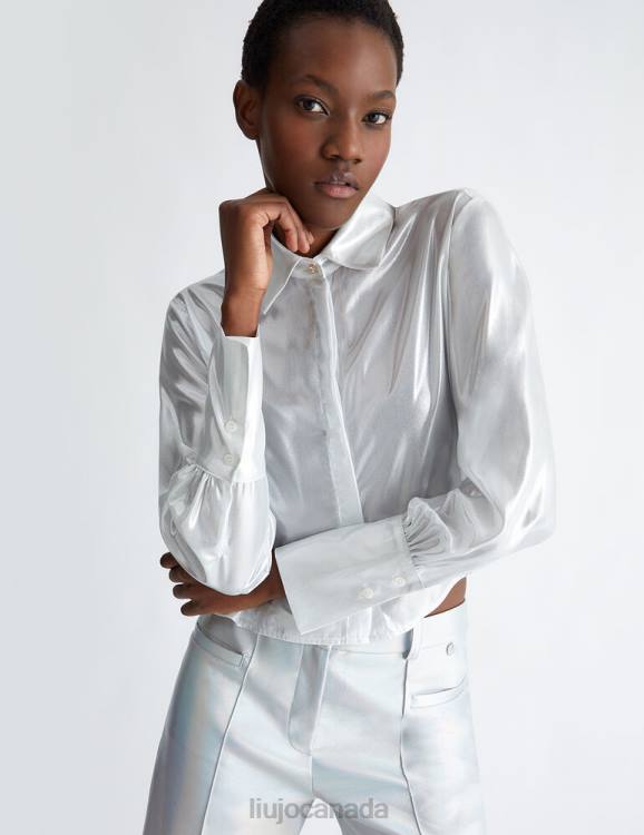 Clothing Liu Jo Foiled Shirt Women F6061213