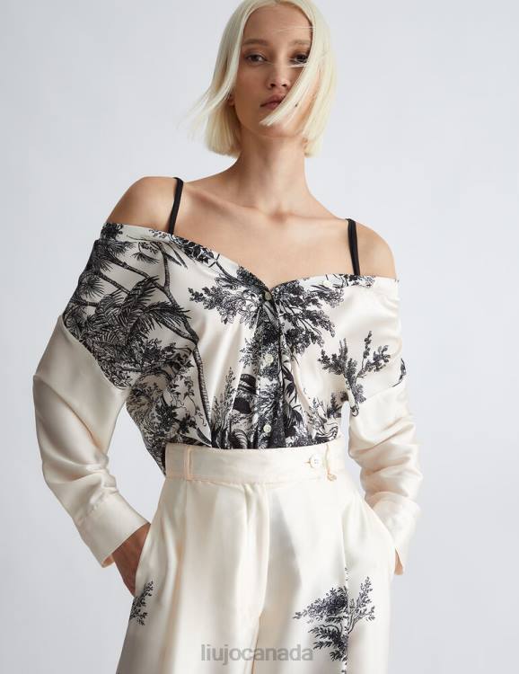 Clothing Liu Jo Shirt With Bardot Neckline Women F606547