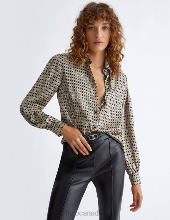 Clothing Liu Jo Shirt With Geometric Print Women F606228