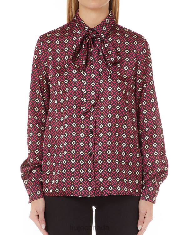 Clothing Liu Jo Shirt With Geometric Print Women F6062524