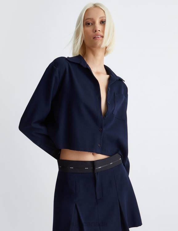Clothing Liu Jo Twill Shirt Women F606610