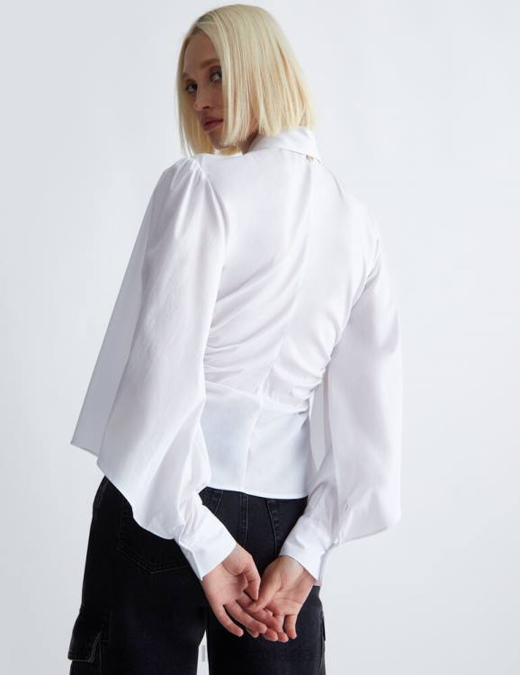 Clothing Liu Jo White Shirt With Cut Out Women F606253