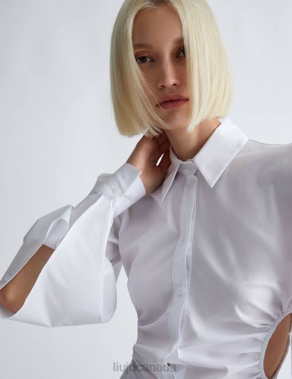 Clothing Liu Jo White Shirt With Cut Out Women F606253
