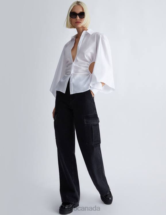 Clothing Liu Jo White Shirt With Cut Out Women F606253
