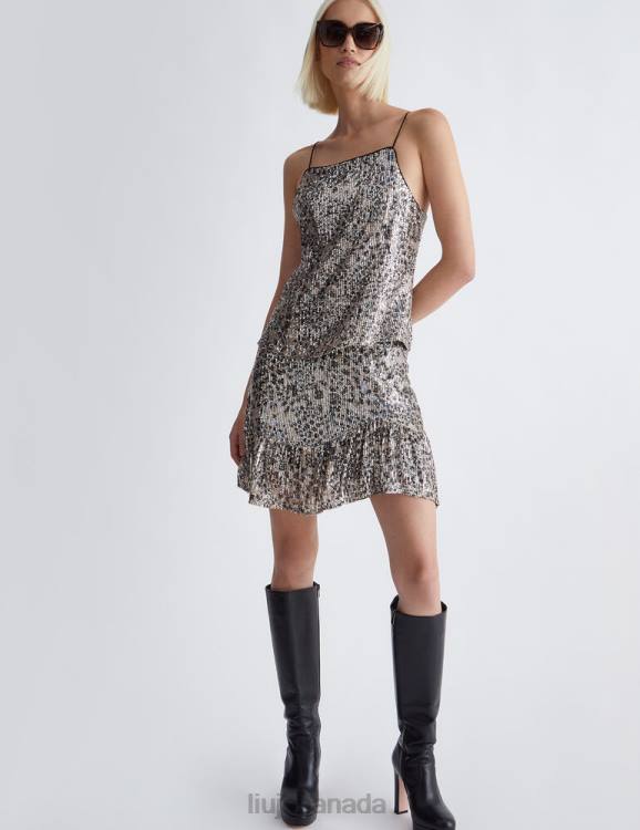 Clothing Liu Jo Animal-Print Mini Skirt With Sequins Women F606202