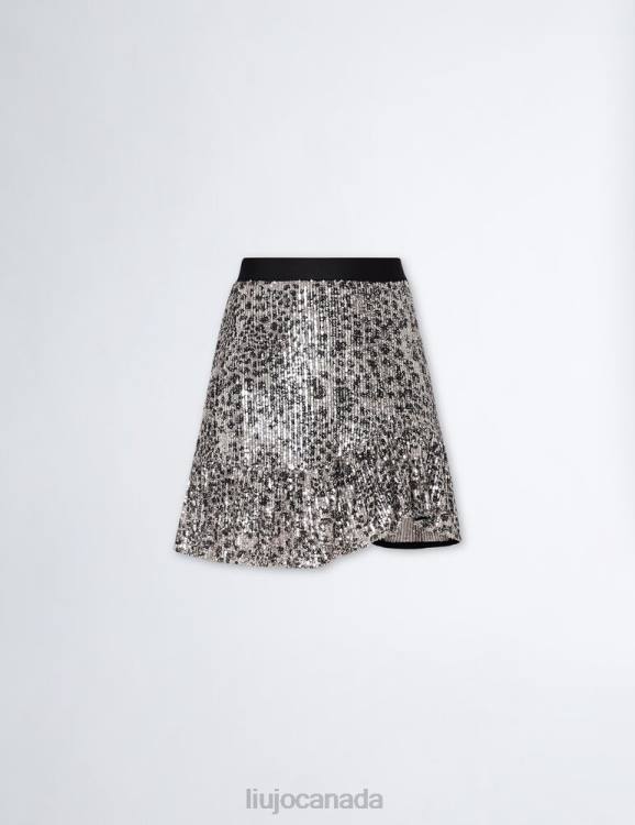 Clothing Liu Jo Animal-Print Mini Skirt With Sequins Women F606202
