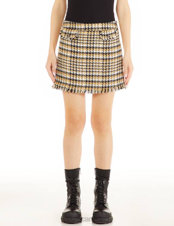 Clothing Liu Jo Boucle Houndstooth Mini Skirt Women F6062742