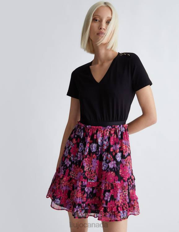 Clothing Liu Jo Dress With Floral Skirt Women F6061147