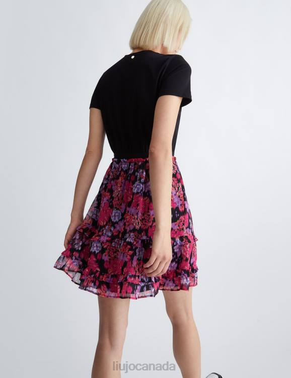 Clothing Liu Jo Dress With Floral Skirt Women F6061147