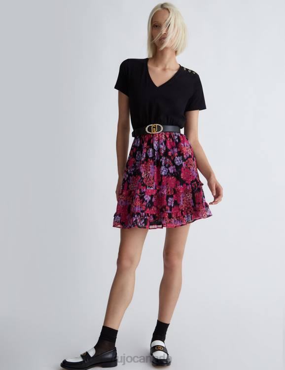 Clothing Liu Jo Dress With Floral Skirt Women F6061147