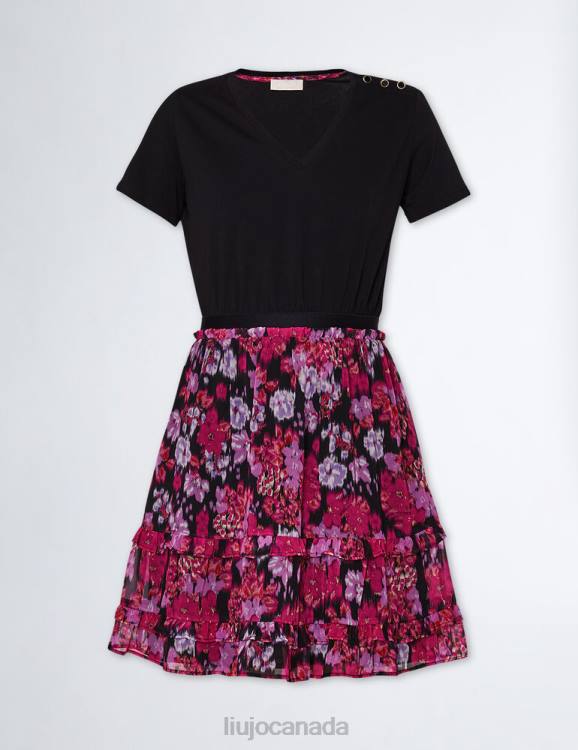 Clothing Liu Jo Dress With Floral Skirt Women F6061147