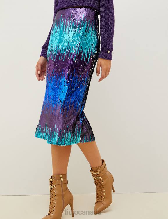 Clothing Liu Jo Midi Skirt With Sequins Women F6062771