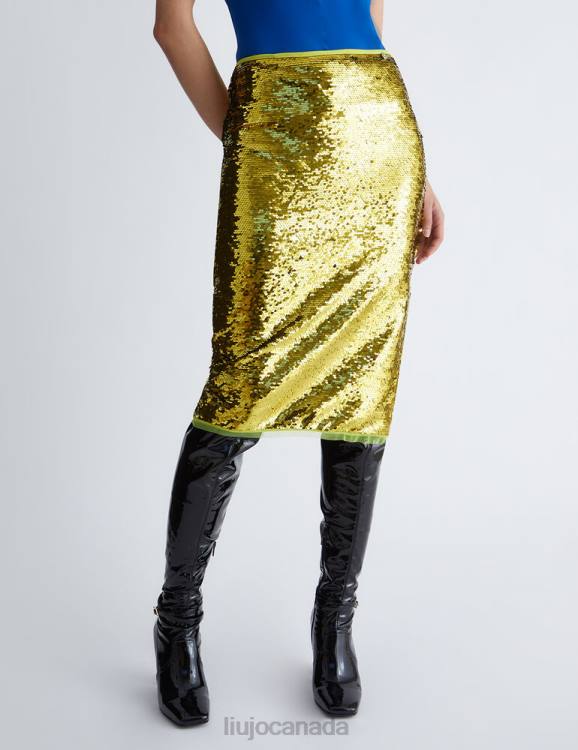 Clothing Liu Jo Midskirt With Sequins Women F6061072