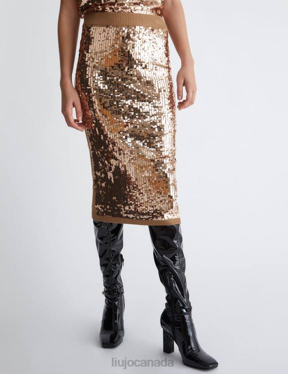 Clothing Liu Jo Midskirt With Sequins Women F606503