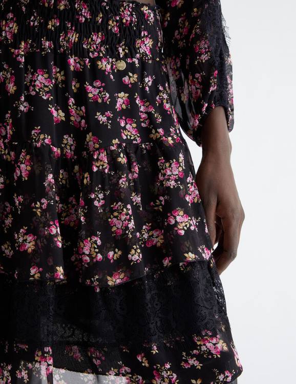Clothing Liu Jo Short Floral Skirt Women F60681